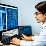 **

"A successful female engineer in a modern, brightly lit office, wearing professional attire, fully clothed, working on a complex circuit board, surrounded by computer monitors displaying code, natural pose, perfect anatomy, well-formed hands, safe for work, appropriate content, professional, modest, family-friendly. The style is realistic and high quality, resembling a photograph in a technology magazine."

**